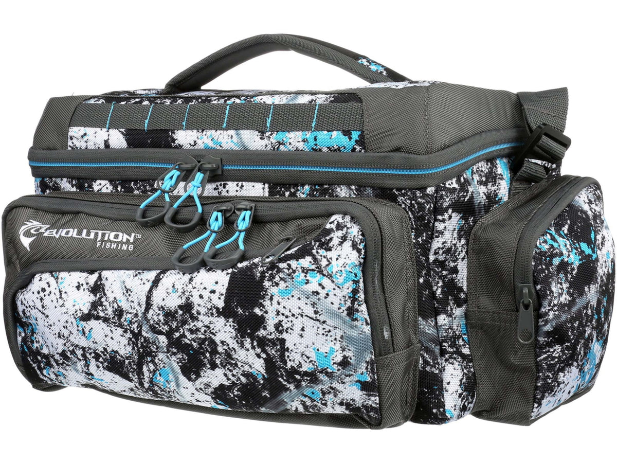 Evolution Outdoor Largemouth 3700 Case Includes 3 Trays Quartz Blue 34008-EV