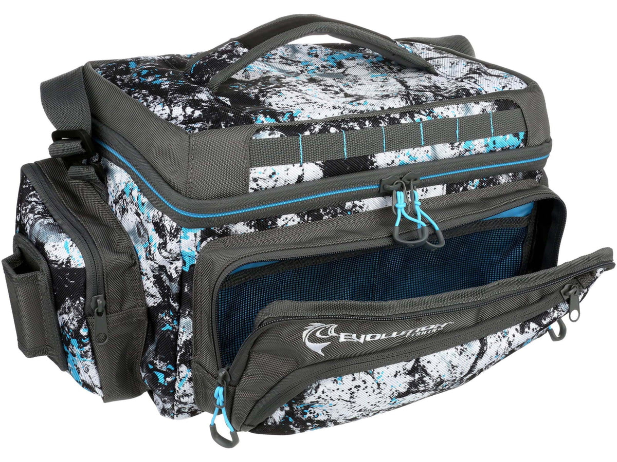 Evolution Outdoor Largemouth 3700 Case Includes 3 Trays Quartz Blue 34008-EV