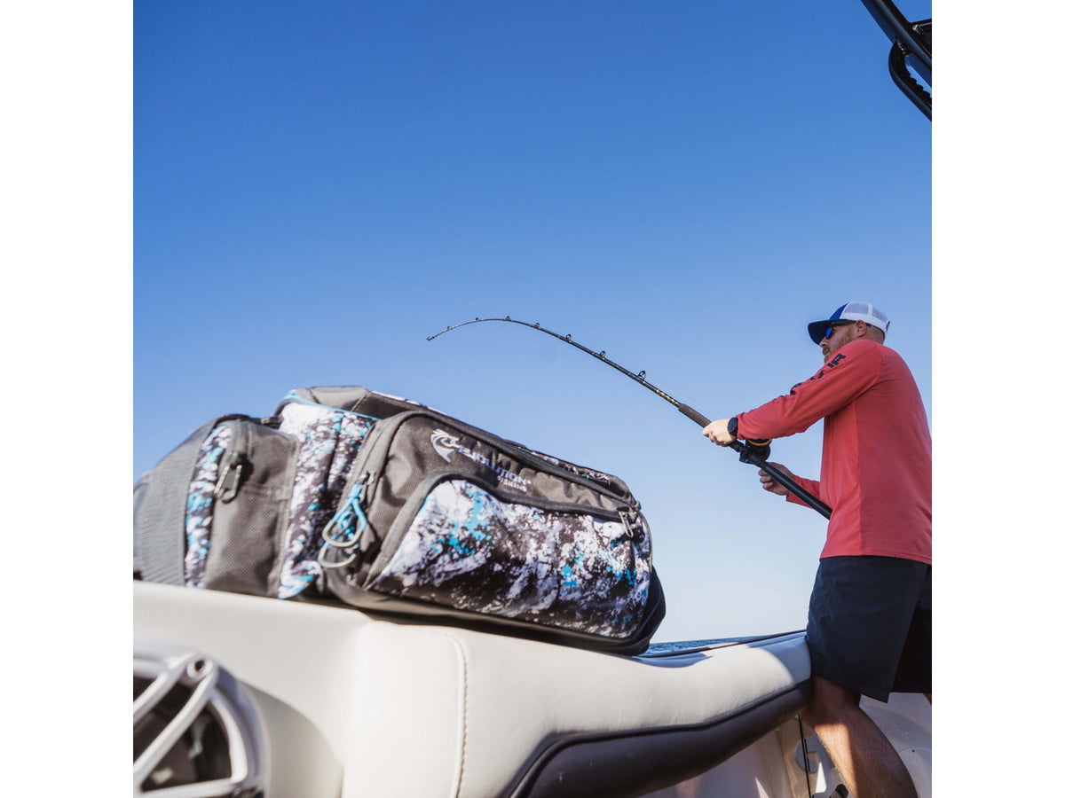 Evolution Outdoor Largemouth 3700 Case Includes 3 Trays Quartz Blue 34008-EV