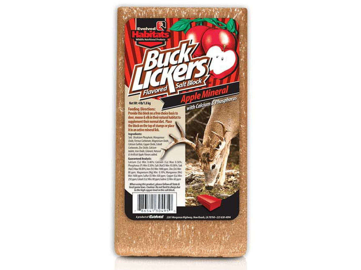 Evolved Habitats Buck Lickers Apple 4 lb EVL-EVO30495