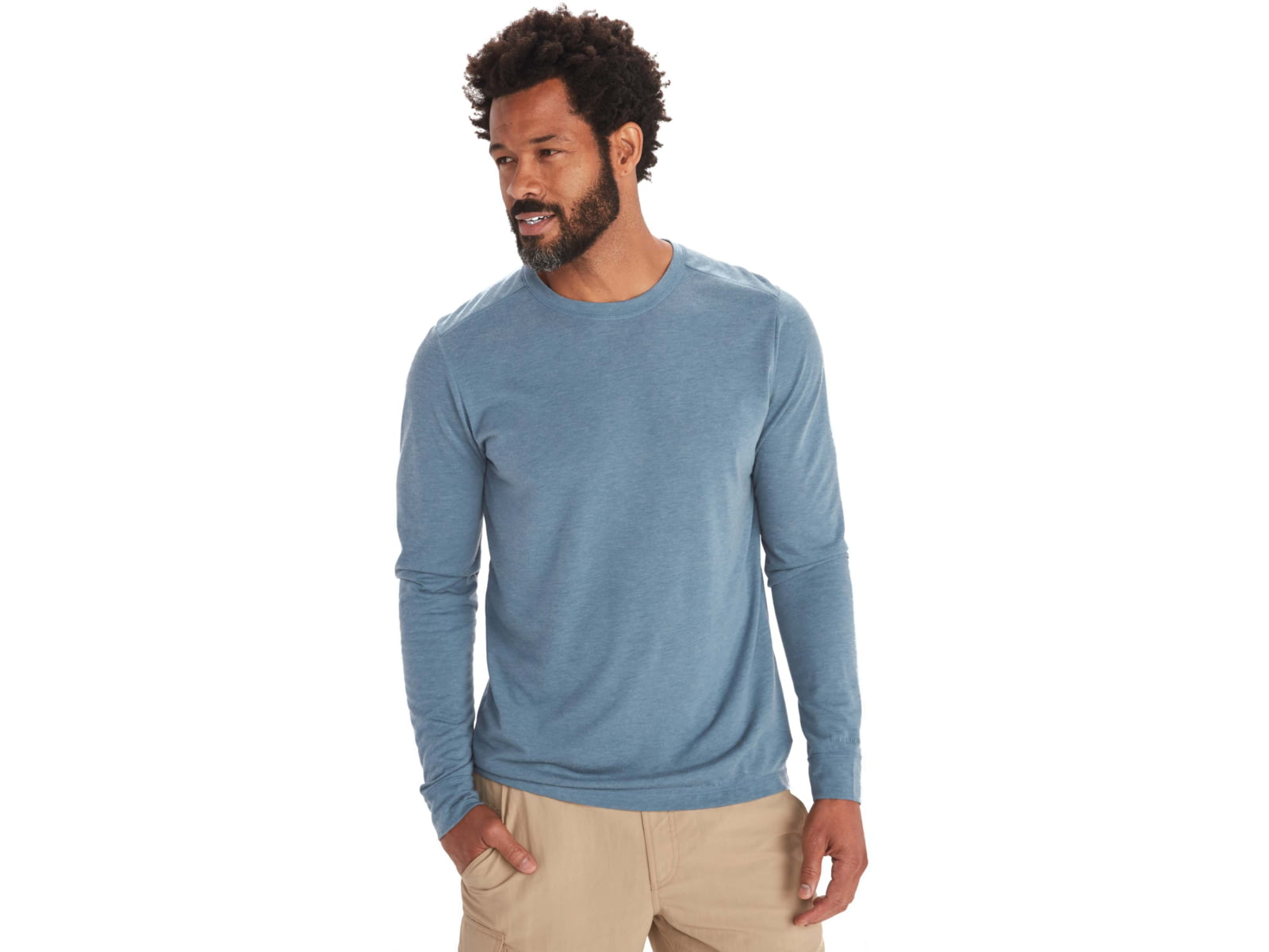 ExOfficio BA Solaro Long Sleeve - Men's Steel Blue S E12505-18904-Steel Blue-S