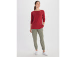 ExOfficio BA Wanderlux Long Sleeve Crew - Women's Rhubarb L E12445-20109-Rhubarb-L