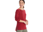 ExOfficio BA Wanderlux Long Sleeve Crew - Women's Rhubarb L E12445-20109-Rhubarb-L