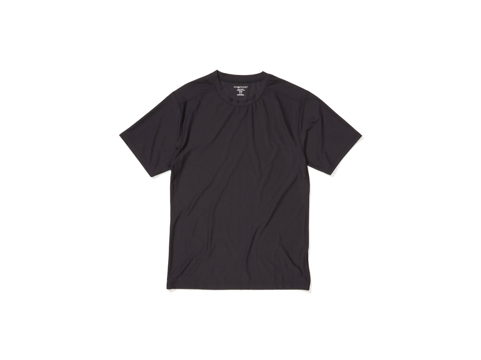 ExOfficio Give-N-Go 2.0 Crew Neck Tee - Men's Black Small
