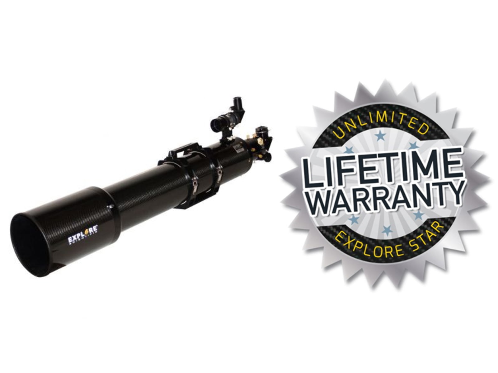 Explore Scientific ED 152mm Carbon Fiber Edition f/8 Air-Spaced Apochromatic Triplet Refractor TelescopeTED15208CF-HEX33