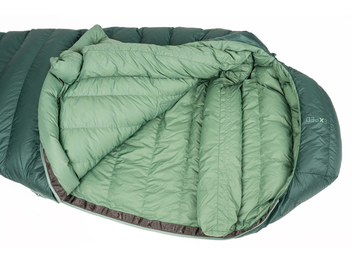 Exped Comfort 0C 30F Sleeping Bag Left Cypress