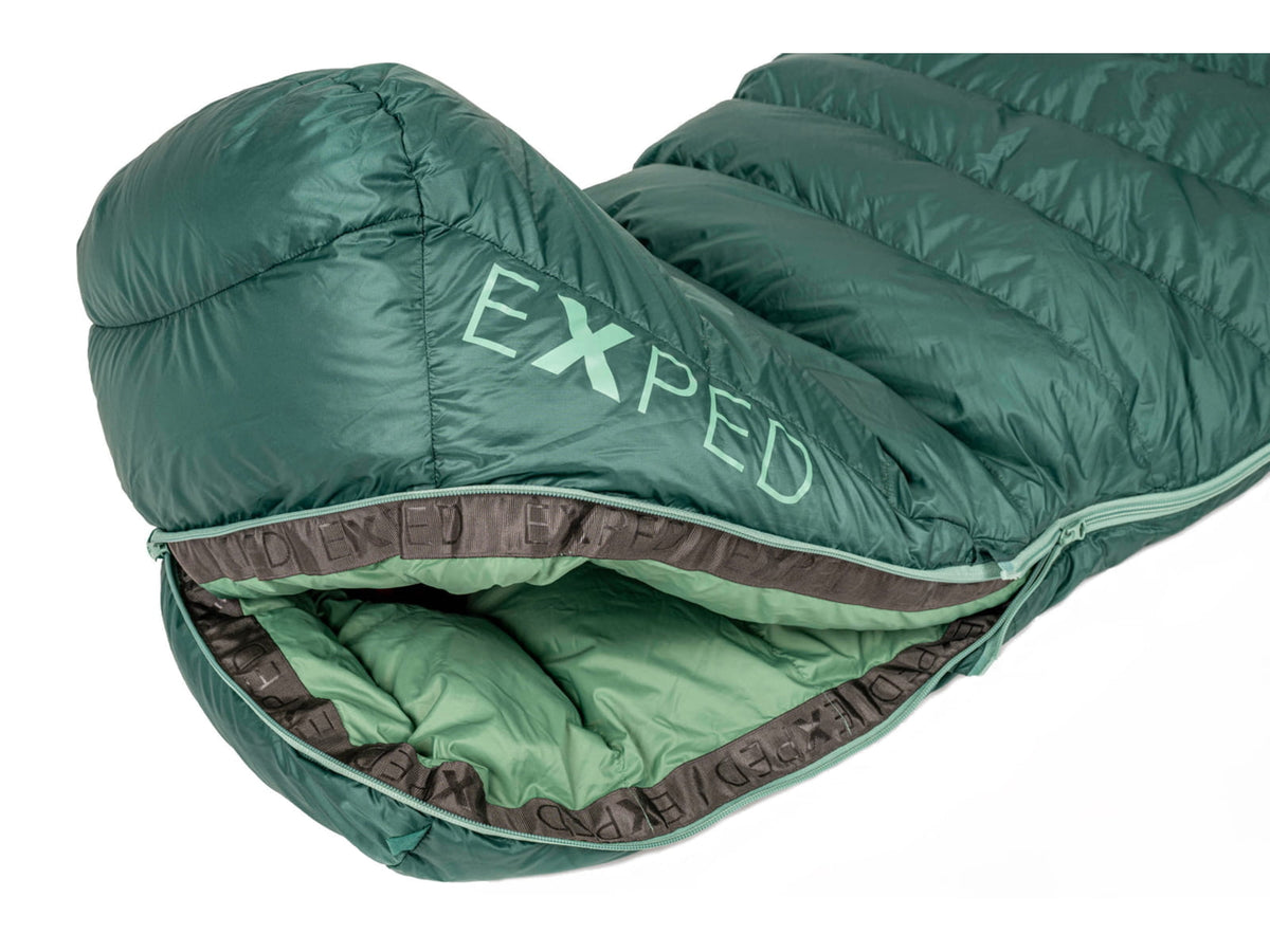 Exped Comfort -10C 15F Sleeping Bag Left Cypress