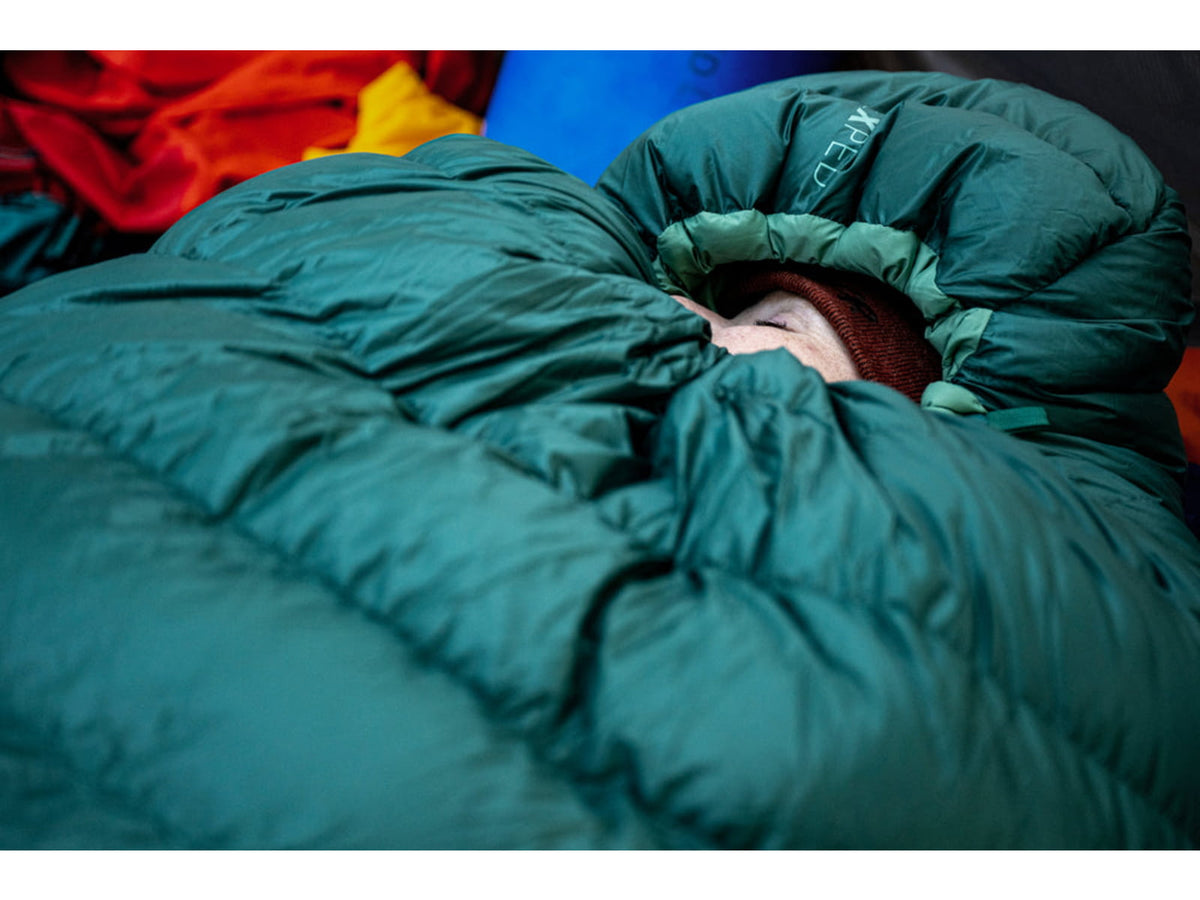 Exped Comfort 0C 30F Sleeping Bag Left Cypress