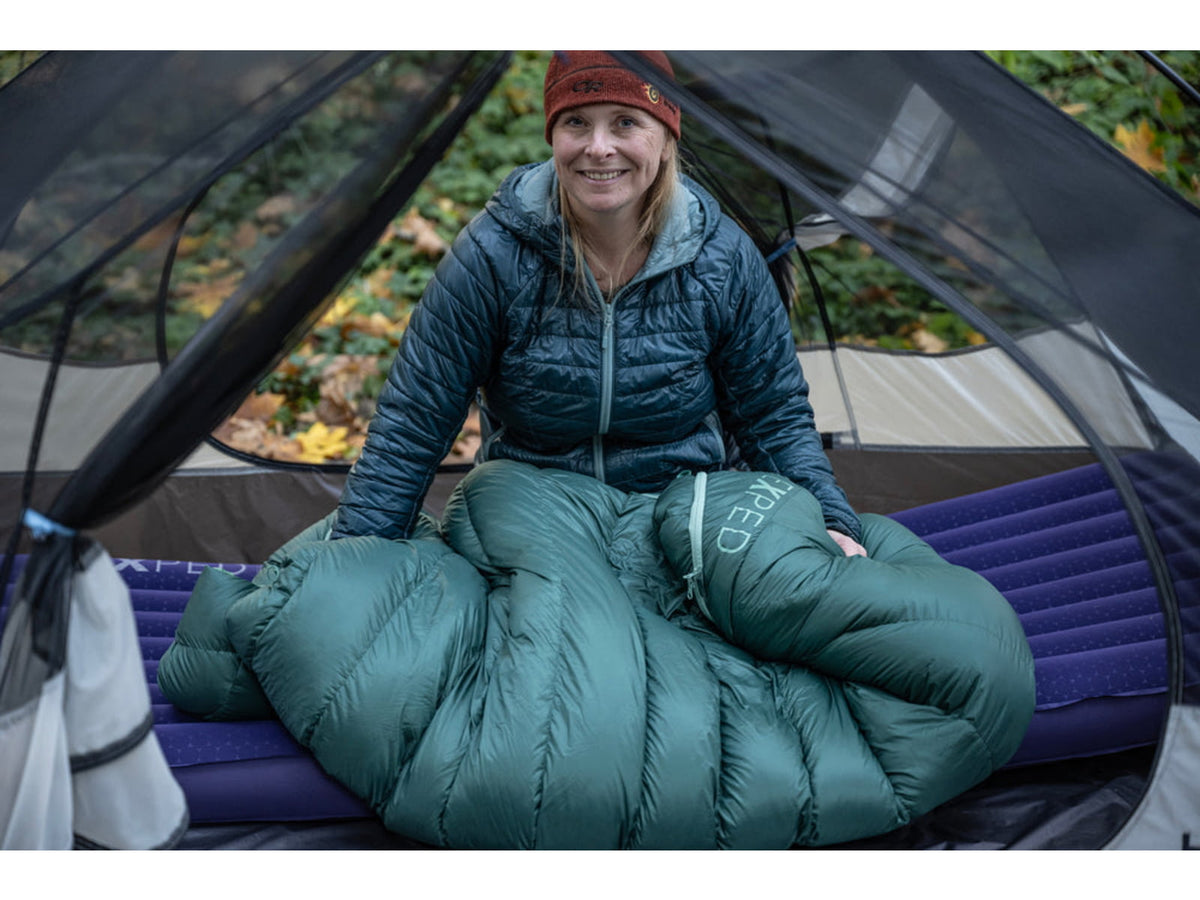 Exped Comfort 0C 30F Sleeping Bag Left Cypress