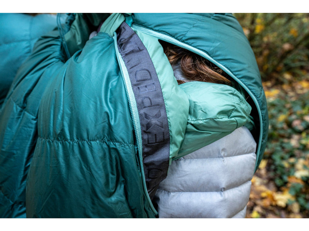 Exped Comfort 0C 30F Sleeping Bag Left Cypress