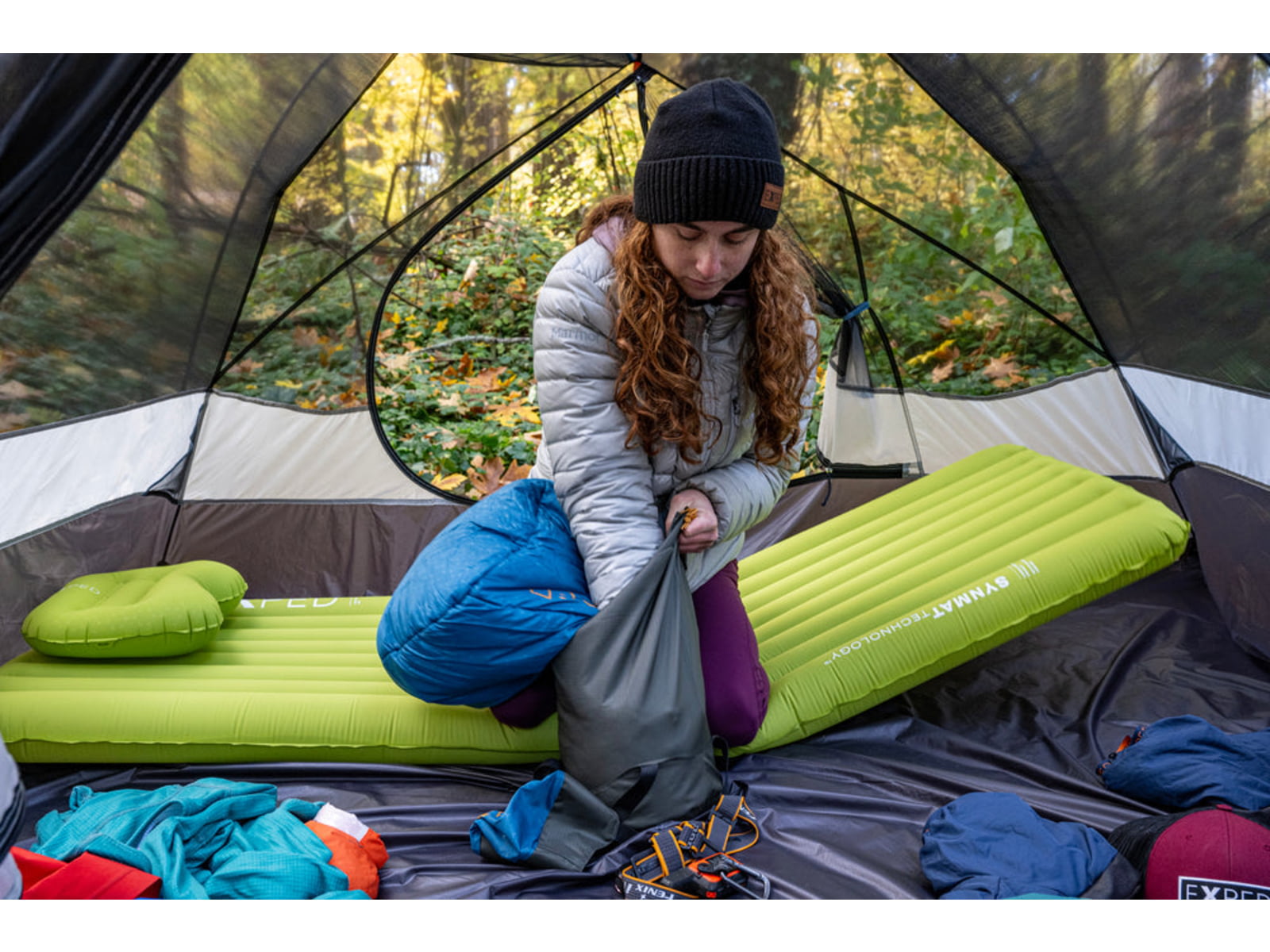 Exped Deepsleep 5C 45F Sleeping Bag Left Deep Sea
