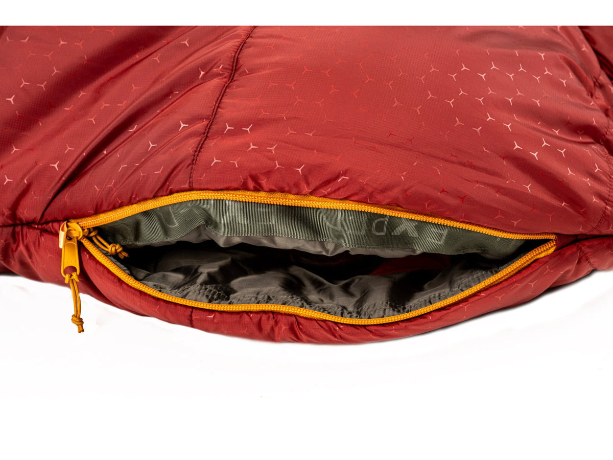 Exped Dreamwalker Kids Sleeping Bag Burgundy 7640277845336