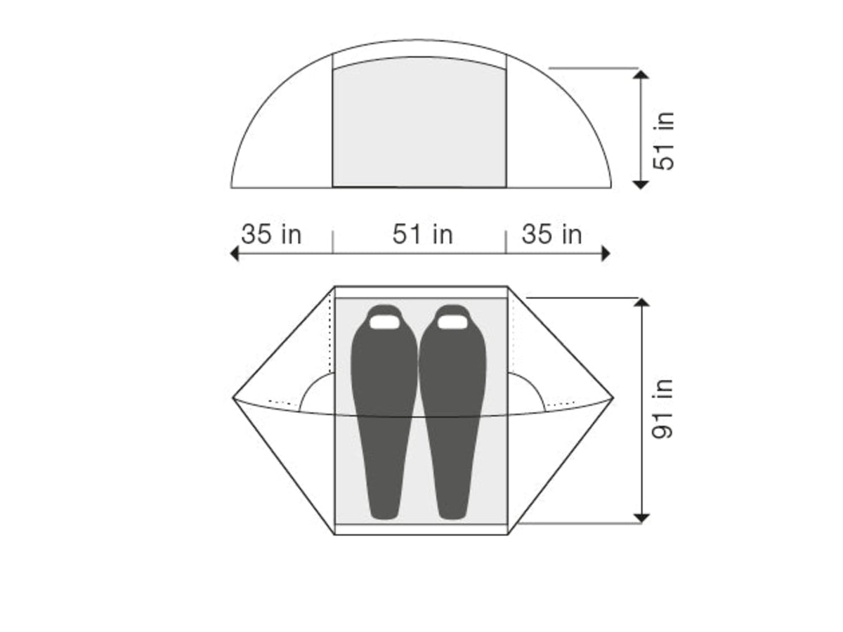 Exped Orion II Extreme Tent Dark Lava 7640445457026