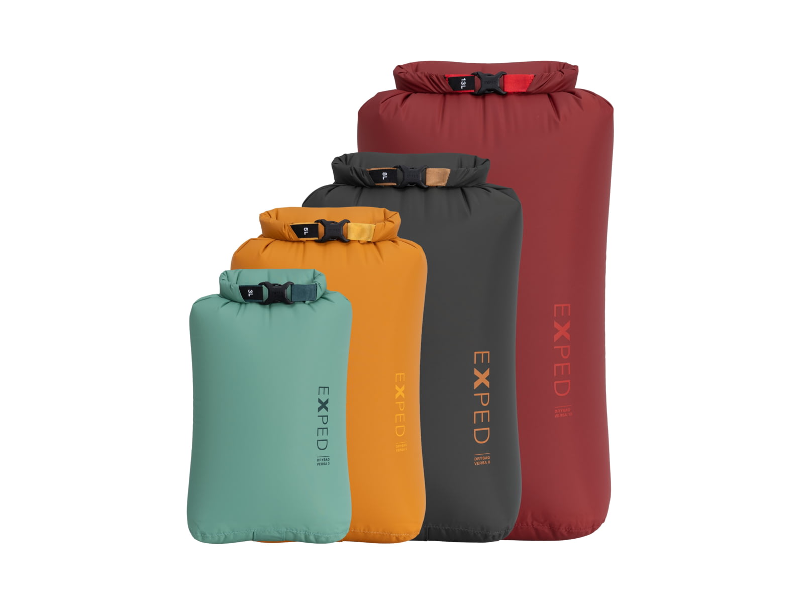 Exped Versa Set 3/5/8/13 Dry Bag Assorted Multi-Size