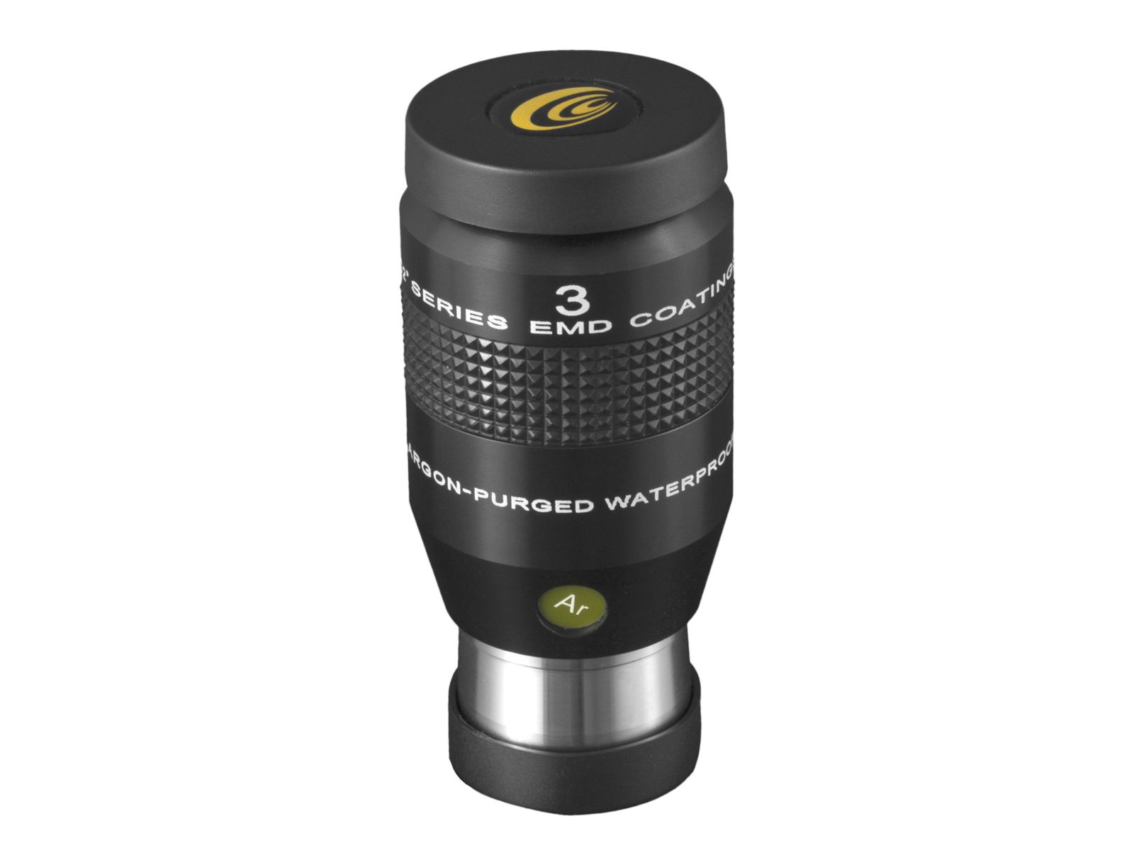 Explore Scientific 3 mm 52 Degrees Series Waterproof Eyepiece Black w/ white lettering ES logo