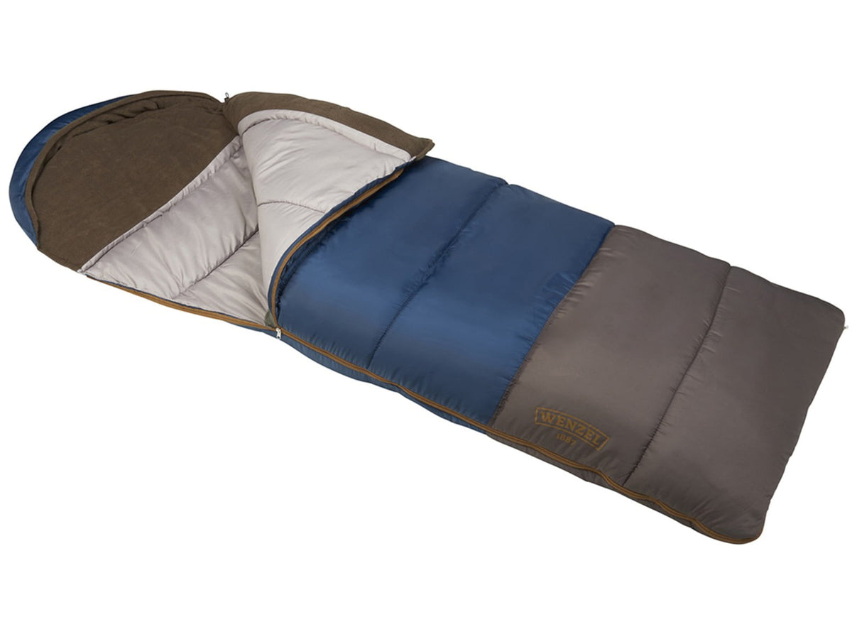Exxel Outdoors Monterey 30-40 Degrees Sleeping Bag Blue 84x33in 74941320