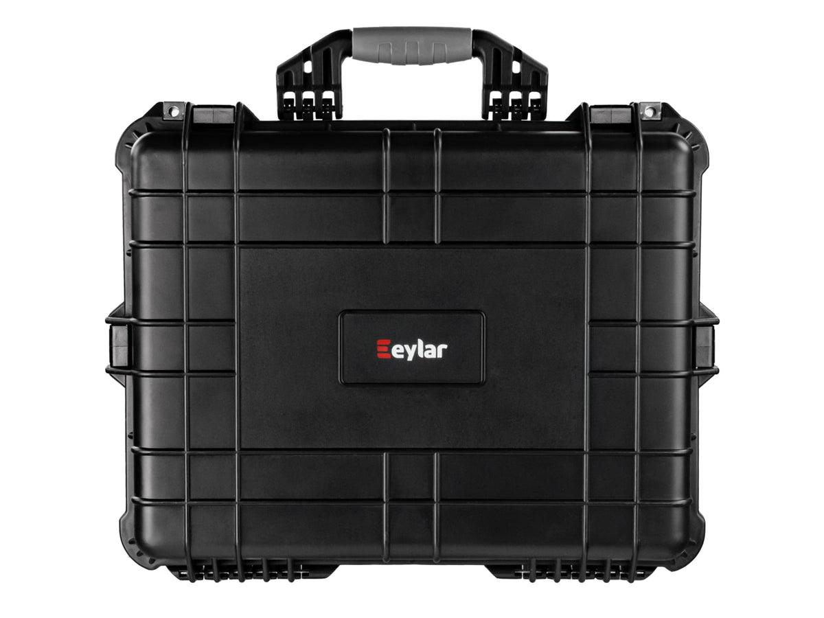 Eylar Large 20.62in Waterproof Gear Hard Case w/Foam Black SA00003