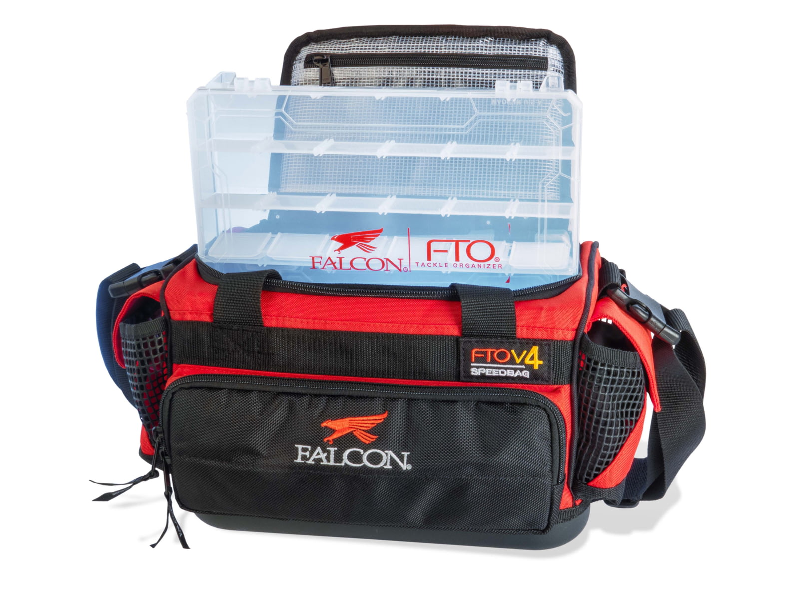 Falcon Rods FTO-V4 Speed Bag Small Red 11.25 in x 7.5 in x 7.25 in FTO-V4