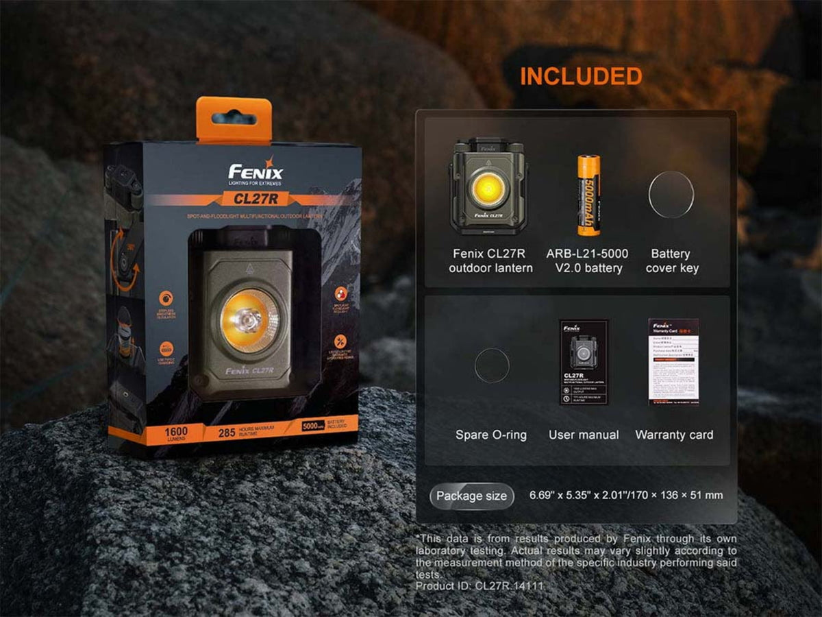 Fenix Lighting CL27R Lithium Ion 1600 Lumens Lanterns