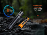 Fenix Lighting E35R Lithium Ion 3100 Lumens Luminus SST70 LED Flashlight Black