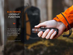 Fenix Lighting E35R Lithium Ion 3100 Lumens Luminus SST70 LED Flashlight Black