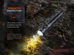 Fenix Lighting E35R Lithium Ion 3100 Lumens Luminus SST70 LED Flashlight Black