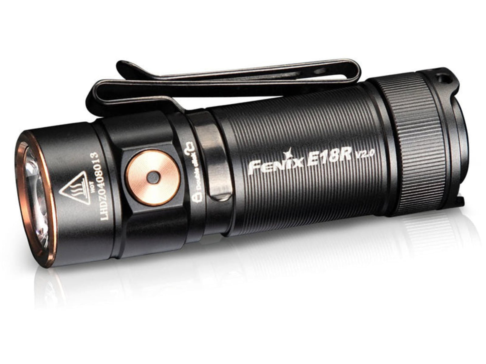 Fenix Lighting E18R V2.0 Lithium Ion 1200 Lumens Luminus SST40 LED Flashlight Black