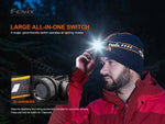 Fenix HM60R Headlamp 1300 Lumen Black Color1 : Black HM60R