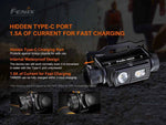 Fenix HM60R Headlamp 1300 Lumen Black Color1 : Black HM60R