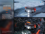 Fenix HM62-T 1200 Lumen Headlamp Black FNX-HM62TSBK