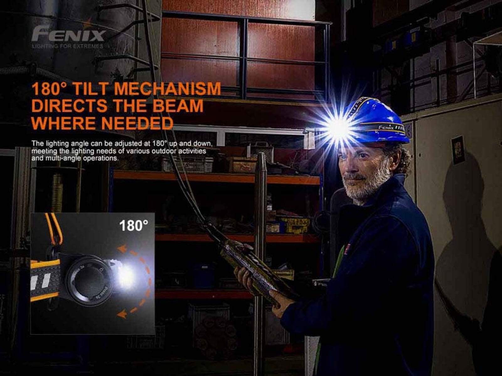 Fenix Lighting HM70R Lithium Ion 1600 Lumens Luminus SST40 LED XP-G2 HE LED 2835 LED Headlamp Black