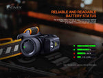 Fenix Lighting HM70R Lithium Ion 1600 Lumens Luminus SST40 LED XP-G2 HE LED 2835 LED Headlamp Black