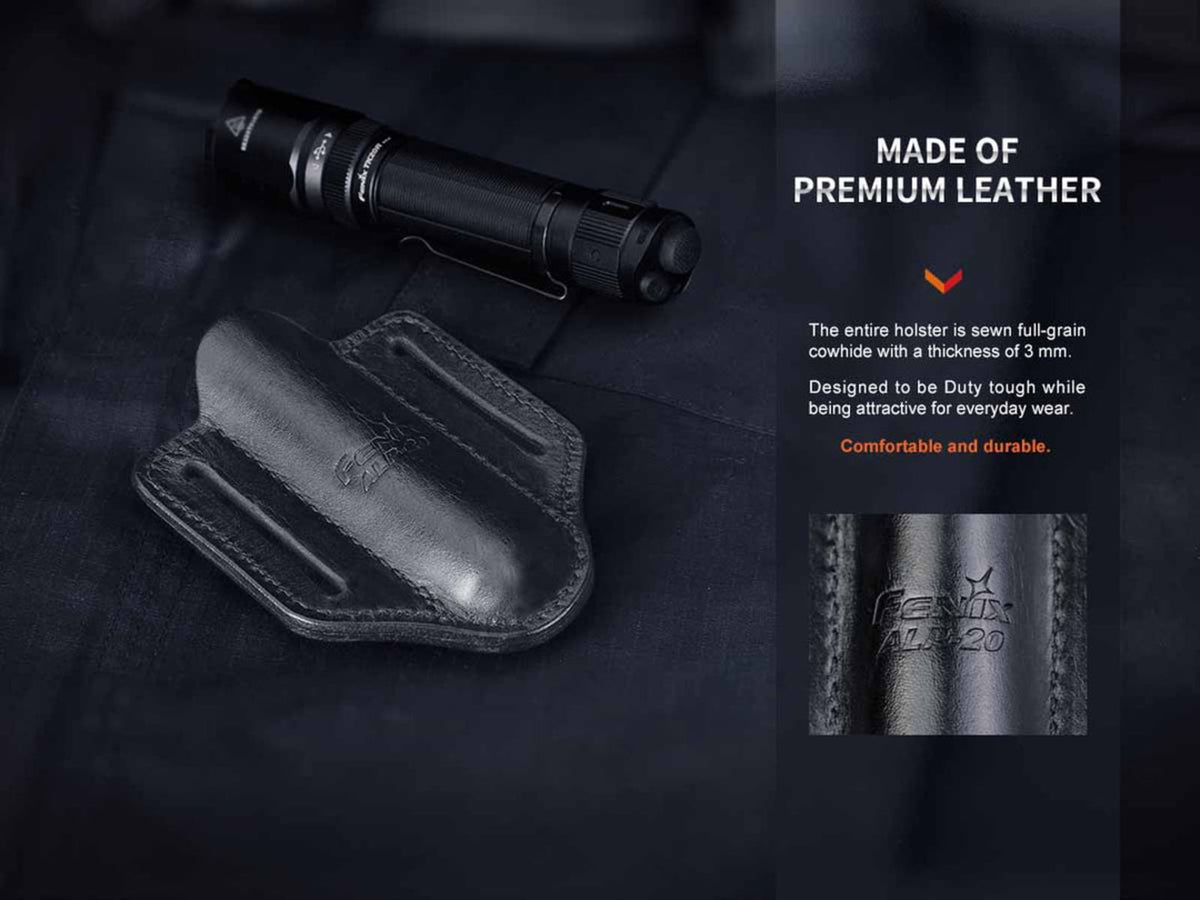 Fenix Lighting ALP-20 Flashlight Open-Top Holster Black