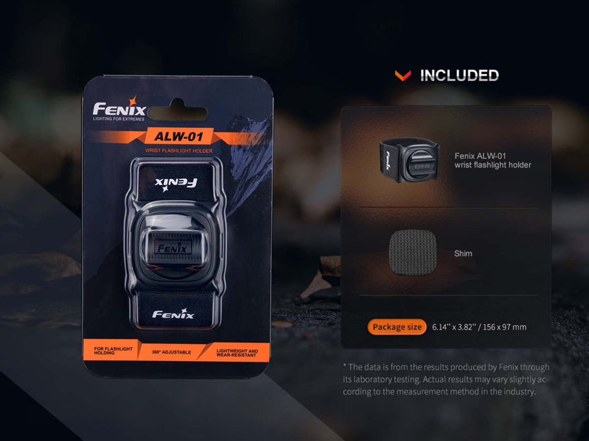 Fenix ALW-01 Wrist Flashlight Holder Black ALW-01