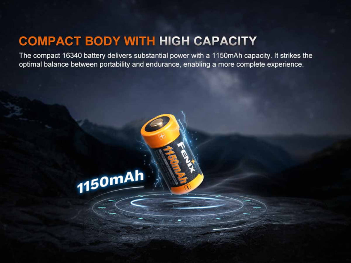 Fenix ARB-L16-1150P Rechargeable Battery Orange ARB-L16-1150P