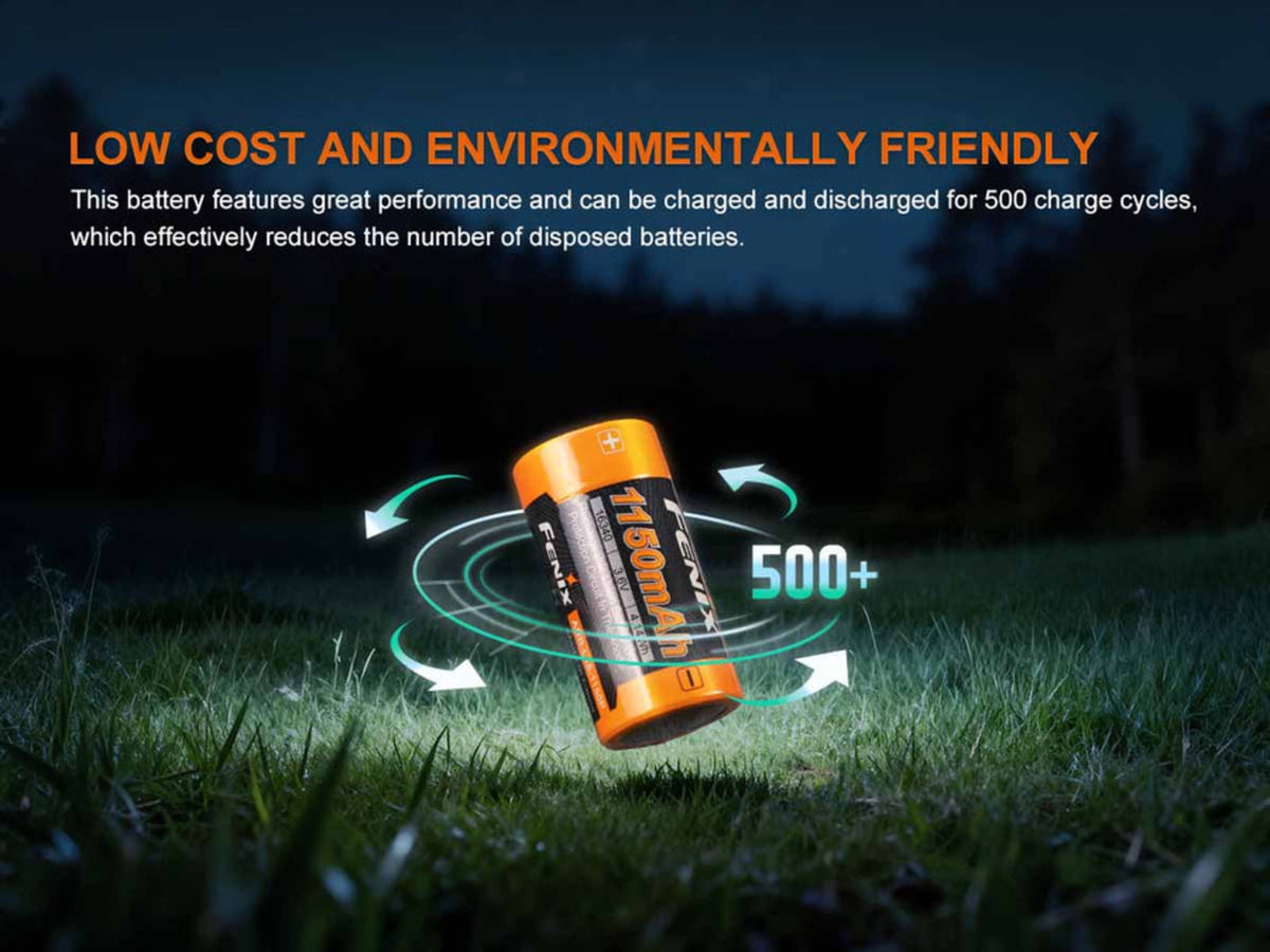 Fenix ARB-L16-1150P Rechargeable Battery Orange ARB-L16-1150P