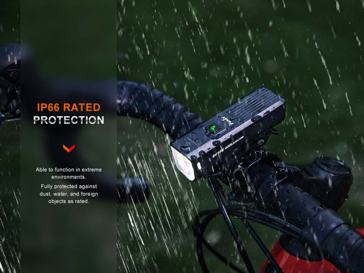 Fenix Lighting BC15R Lithium Ion 400 Lumens Bike Lights Black