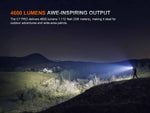 Fenix C7 Pro Lithium Ion 4600 Lumens LED Flashlight Black C7PROBK