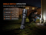 Fenix C7 Pro Lithium Ion 4600 Lumens LED Flashlight Black C7PROBK