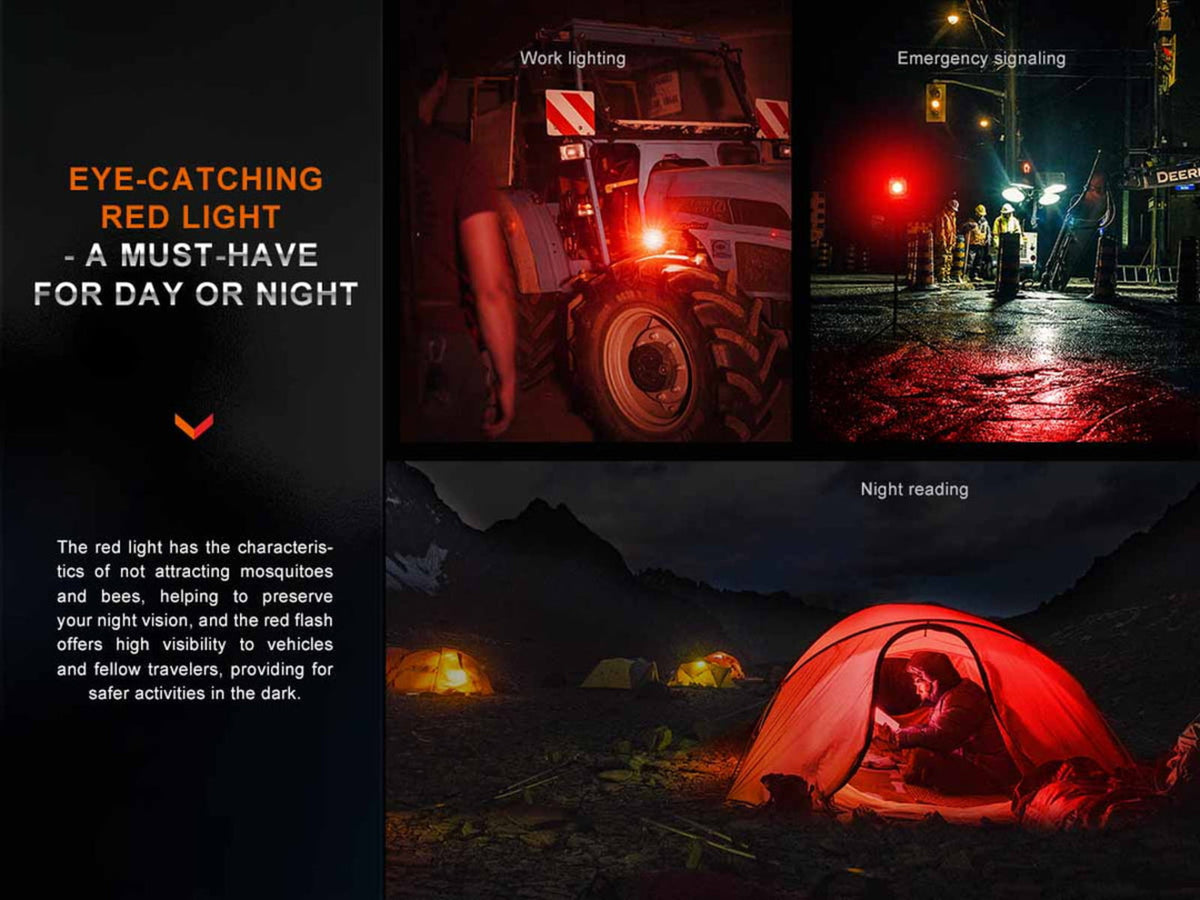 Fenix Lighting CL28R Lithium Ion 2000 Lumens Lanterns Gray