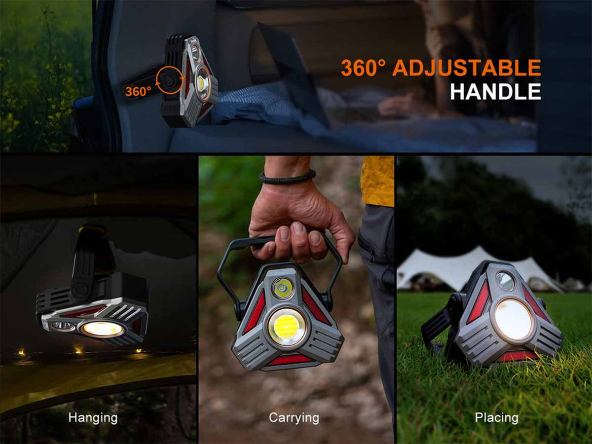 Fenix CP50R Lithium Ion 5500 Lumens Lanterns Gray CP50RXGY