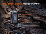 Fenix Lighting E04R Clip On Lithium Ion 300 Lumens LED Flashlight Black