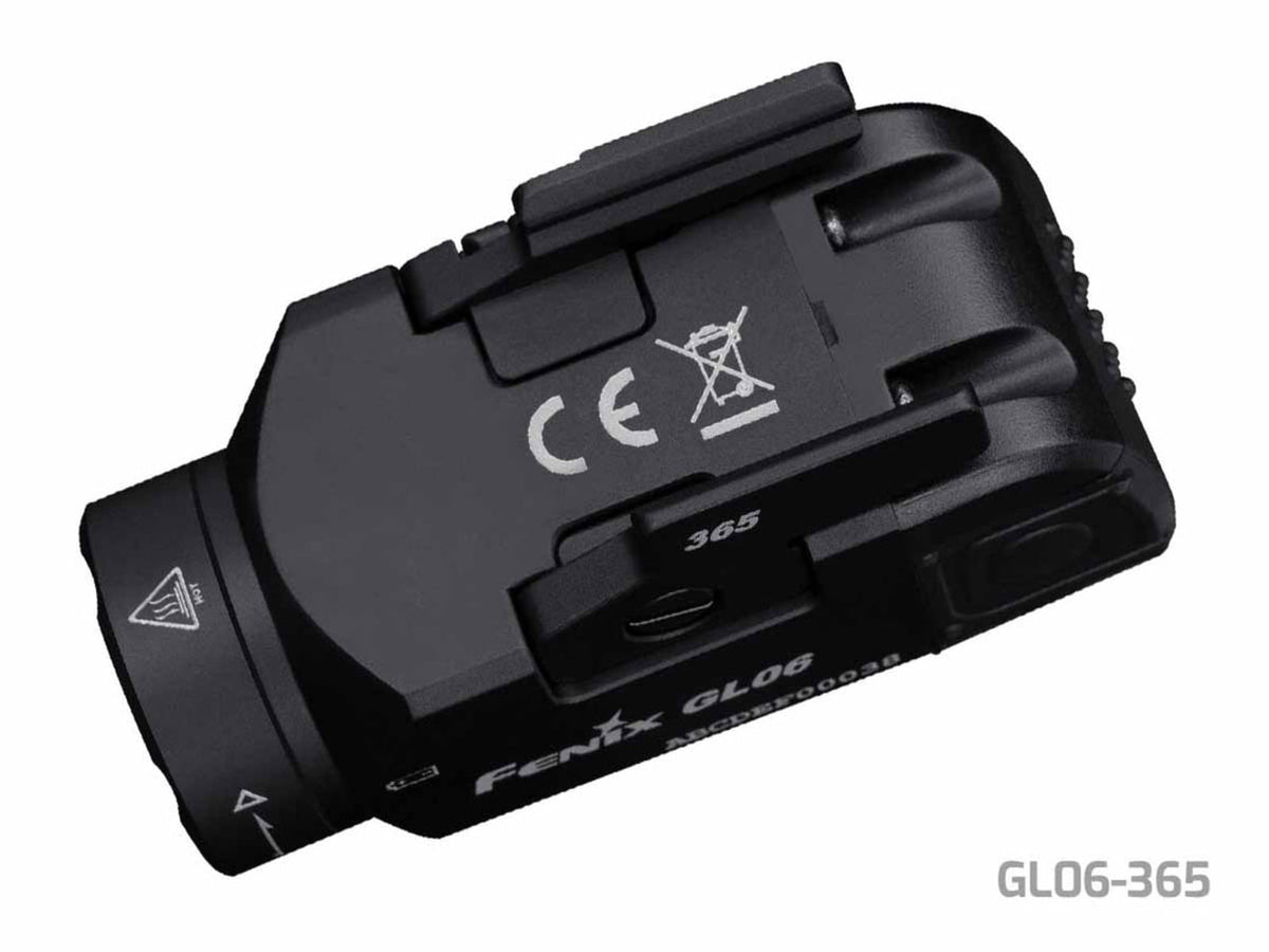 Fenix Lighting GL06-365 Lithium Ion 600 Lumens CREE XPL HI LED Flashlight Black