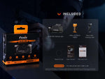 Fenix Lighting GL06-365 Lithium Ion 600 Lumens CREE XPL HI LED Flashlight Black