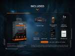 Fenix Lighting GL07 Lithium Ion 700 Lumens Luminus SFT12R LED Flashlight Black