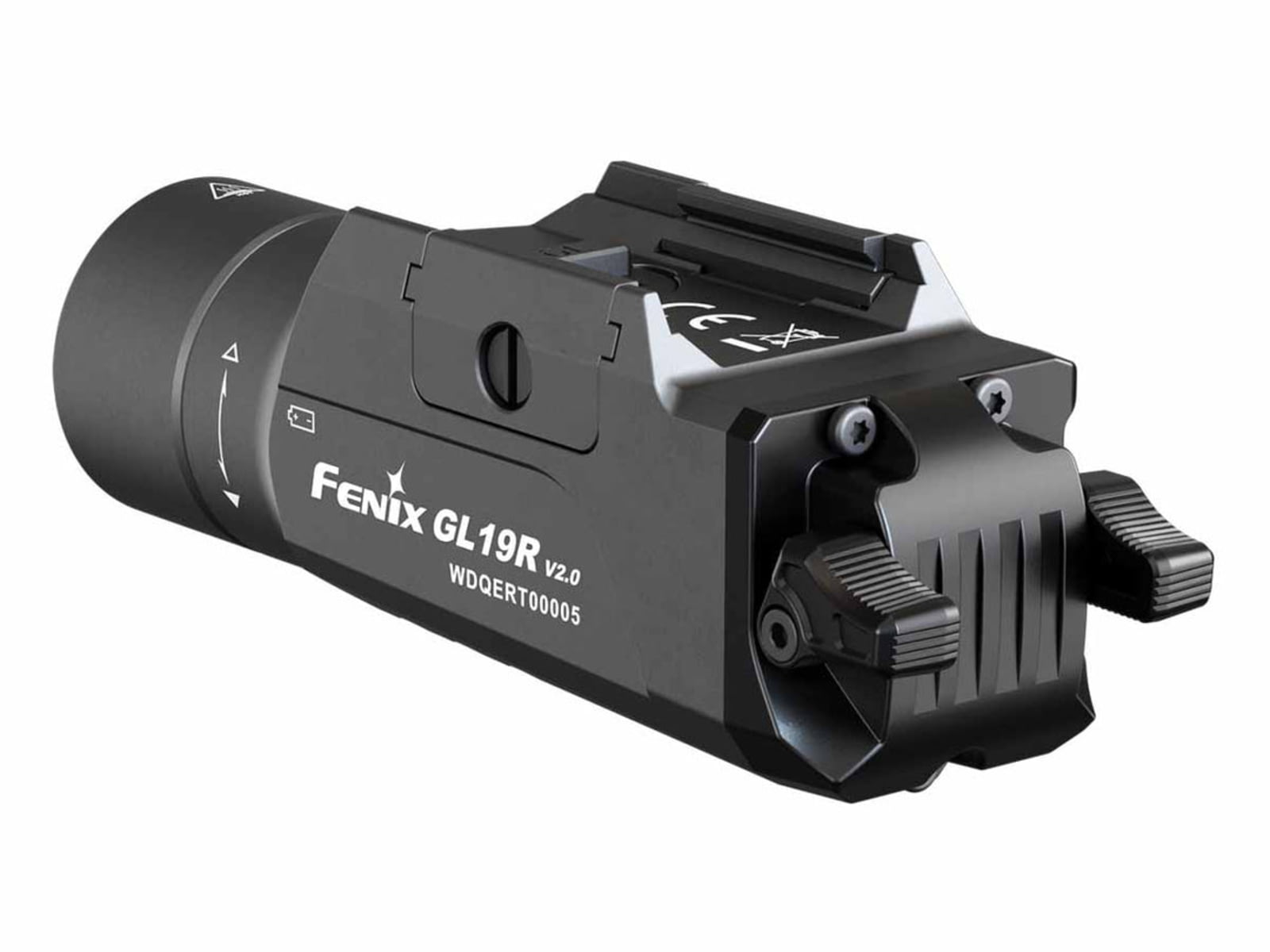 Fenix Lighting GL19R V2.0 Lithium Ion 1200 Lumens Luminus SFT25R LED Flashlight Black