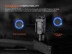 Fenix Lighting GL23R Lithium Ion 1200 Lumens Luminus SFT40 LED Flashlight Black