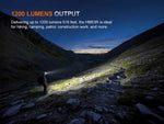 Fenix HM53R Lithium Ion 1200 Lumens LED Headlamp Black HM53RSTBK