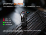 Fenix HM53R Lithium Ion 1200 Lumens LED Headlamp Black HM53RSTBK