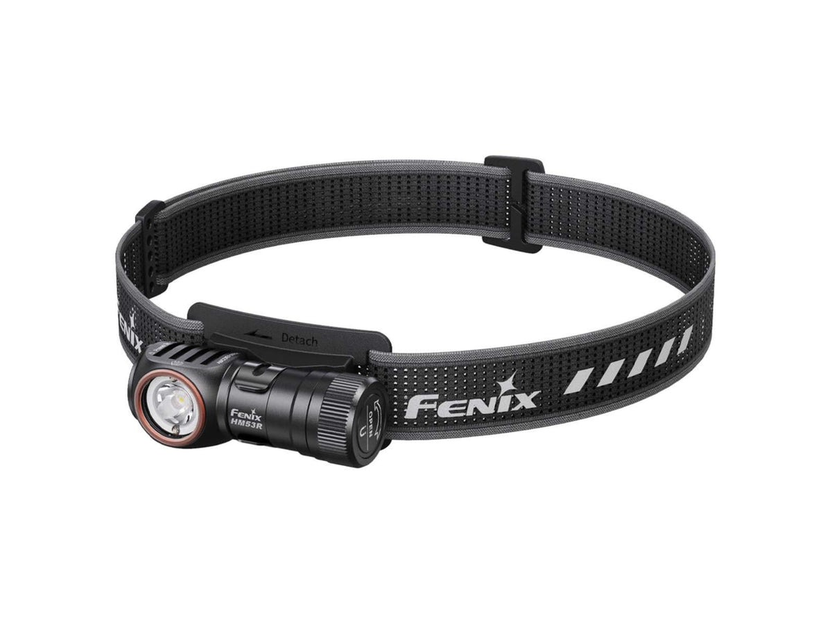 Fenix HM53R Lithium Ion 1200 Lumens LED Headlamp Black HM53RSTBK